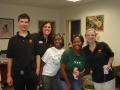 Photograph: [UNT and Wells Fargo workers at Open House event]