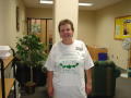 Photograph: [Lanette McClure at '07 Open House in MC offices]