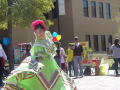 Photograph: [Folklorico dancer in green at 2008 Carnaval, 1]