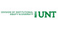 Image: [Division of Institutional Equity & Diversity UNT logo]