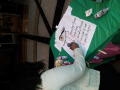 Photograph: [Shirt being decorated from Clothesline Project]