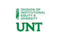 Image: [UNT Division of Institutional Equity & Diversity green logo]