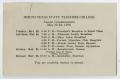 Thumbnail image of item number 1 in: '[Commencement Announcement Invitation for North Texas State Teachers College, May 1930]'.