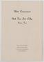 Pamphlet: [Commencement Program for North Texas State College, January 29, 1950]