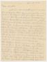 Letter: [Letter from Haskell E. Dishman to his Mother, November 8, 1918]