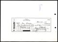 Text: [Photocopy of check to Don Maison, dated November 23, 1981]