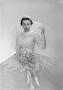 Photograph: [Photograph of Joan Powell in her wedding dress]