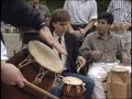 Video: [Music: African Drum Corps Outside Administration Building]