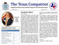 Journal/Magazine/Newsletter: The Texas Compatriot, Fall 2012