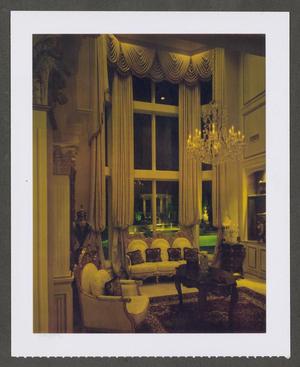 Primary view of object titled '[Living room with tall windows, 2]'.