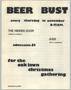 Primary view of [Beer bust flyer and Toys for Tots letter]