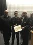 Photograph: [Erik Medellin receives medal at Molina High School ROTC awards cerem…