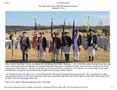 Primary view of The SAR Color Guard at the DFW National Cemetery: December 7, 2012