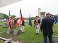 Photograph: [Grave marking ceremony for C. B. Dorchester, 2]