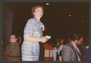 Primary view of object titled '[Mary McCutcheon at an event]'.