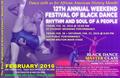 Primary view of [Flyer: 12th Annual Weekend Festival of Black Dance]