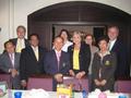 Photograph: [Group photograph at Thailand delegation dinner]