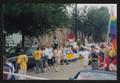 Photograph: [Yellow float on the edge of the road: Lone Star Ride 2003 event phot…