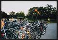 Primary view of [Bikes parked and lined up for the night: Lone Star Ride 2003 event photo]