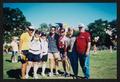 Photograph: [Group of 7 embracing shoulder to shoulder: Lone Star Ride 2003 event…