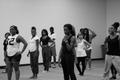 Photograph: [Students rehearse for Motown Motown]
