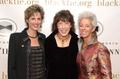 Primary view of [Cece Cox and Nan Arnold with Lily Tomlin, 2005 Black Tie Dinner, 1]
