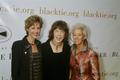 Primary view of [Cece Cox and Nan Arnold with Lily Tomlin, 2005 Black Tie Dinner, 2]
