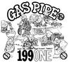 Artwork: [Gas Pipe 1991 Calendar illustration]
