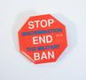 Photograph: [Stop Discrimination, End the Military Ban, undated]