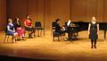 Photograph: [Singer performing with piano, Student recital during Jake Heggie's r…