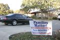 Primary view of ["Families Matter!" sign on Denton lawn]