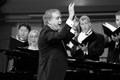 Photograph: [Henry Gibbons conducts UNT choir]