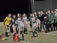 Primary view of [UNT women's soccer team celebrates win against Denver, 2]