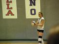 Primary view of [Katy Prokof prepares to serve at 2006 Sun Belt Conference, 5]
