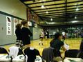 Photograph: [2007 Sun Belt volleyball conference, view from sidelines]