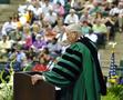 Primary view of [V. Lane Rawlins speaks at UNT Summer 2011 Commencement]