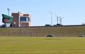 Photograph: [Apogee Stadium, view from I-35, 1]