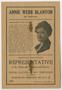 Primary view of [Booklet: Annie Webb Blanton of Denton for the thirteenth congressional district]