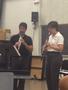 Primary view of [Ricardo Fraire and Kimberly Cole Luevano perform at pre-concert event, 1]