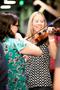 Photograph: [Woman plays violin at CEMIcircles 2013]
