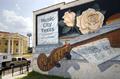 Photograph: [Harmonious Welcome: The Serenade of Music City Texas Mural in Linden…