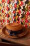 Photograph: [Rustic Elegance: Artistic Hat with Blue Ribbon at Texas Antique Mark…