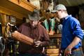 Primary view of [The Art of Bootmaking: Carl Chappell Shares His Craftsmanship]