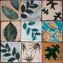 Photograph: [Nature's Palette: Colorful Leaf-Inspired Tile Art]
