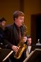 Photograph: [Sam Reid plays saxophone at the 15th World Saxophone Congress, 1]