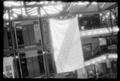 Photograph: [Large flag hanging in a mall]