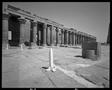 Photograph: [Egypt Row of Columns with White Cone, 2001]