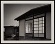 Photograph: [An outer wall of a Japanese-inspired cabin]