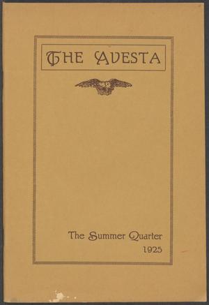 Primary view of object titled 'The Avesta, Volume 4, Number 4, Summer, 1925'.