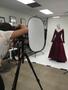 Photograph: [Sheryl Lanzel photographing an haute couture dress]